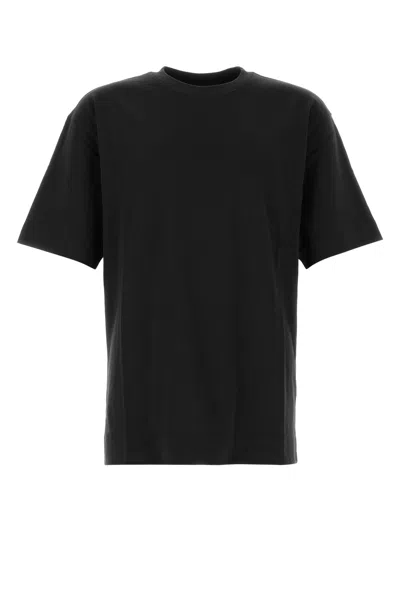 Dries Van Noten Men Black Cotton Jersey Oversized T-shirt
