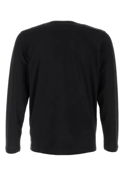 Dries Van Noten Hubbot Long-sleeved Crewneck T-shirt In Black