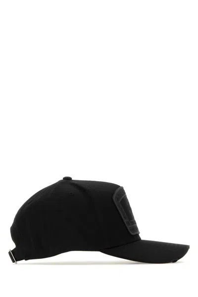 Dsquared2 Dsquared Men Black Cotton Baseball Cap