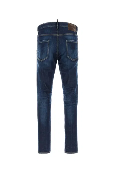 Dsquared2 Dsquared Men Stretch Denim Cool Guy Jeans In Blue