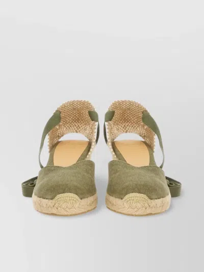 Castaã±er Closed Toe Wedge Heel Espadrille Style