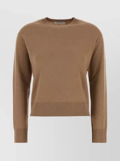 S Max Mara Wool Sweater Eco Biscuit