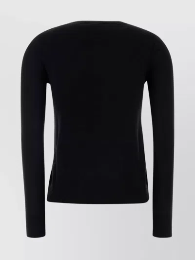 's Max Mara Midnight Blue Wool Idoneo Sweater In Black