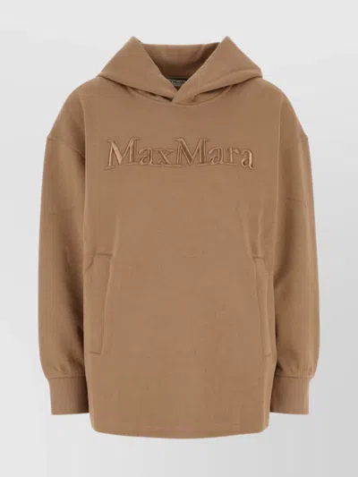 's Max Mara Biscuit Cotton Blend Oversize Visiera Sweatshirt