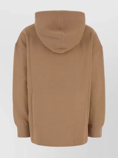 's Max Mara Biscuit Cotton Blend Oversize Visiera Sweatshirt
