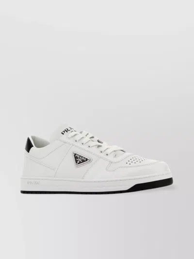 Prada Downtown Leather Low-top Sneakers