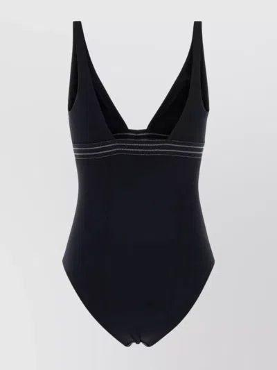 Eres Women Black Stretch Nylon Sillage Swimsuit In Black