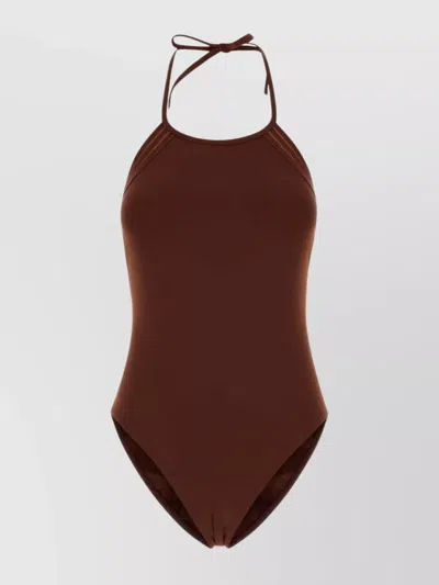 Eres Women Brown Stretch Nylon Numero Swimsuit In Brown