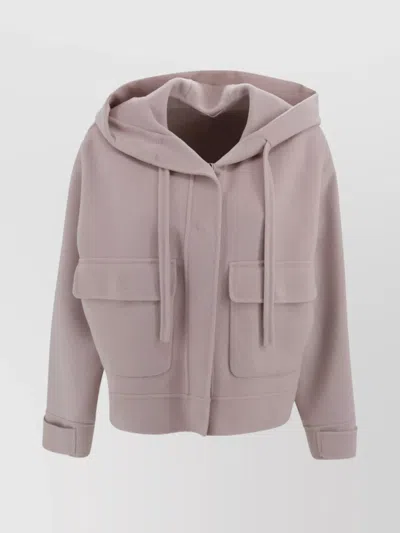 Weekend Max Mara Blazer Hooded Front Pockets In Multi