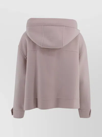 Weekend Max Mara Blazer Hooded Front Pockets In Multi