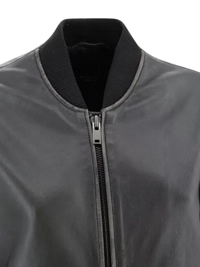 Weekend Max Mara Ribbed Collar Jacket Side Pockets In Black