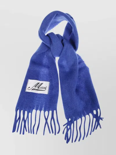 Marni Stylish Edges Fringed Scarf