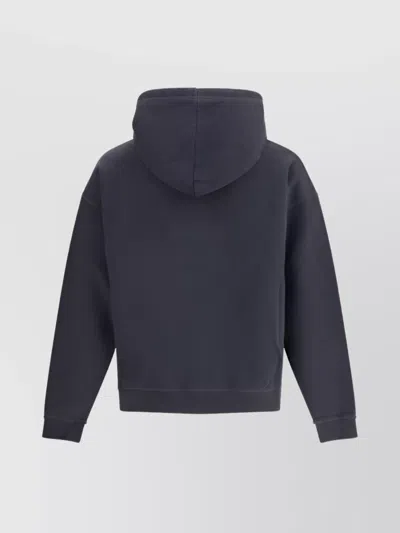 Dsquared2 Hoodie With Adjustable Drawstring Hood In Blue