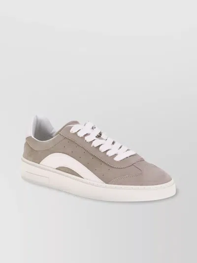 Dsquared2 Urban Edge Suede Sneakers In Neutral