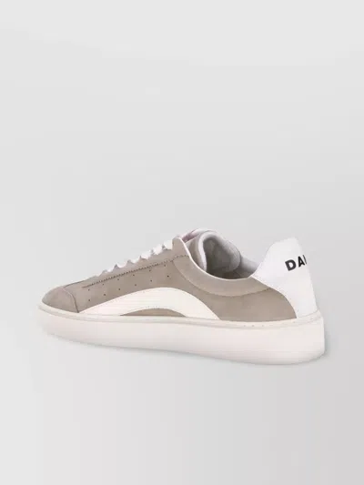 Dsquared2 Urban Edge Suede Sneakers In Neutral
