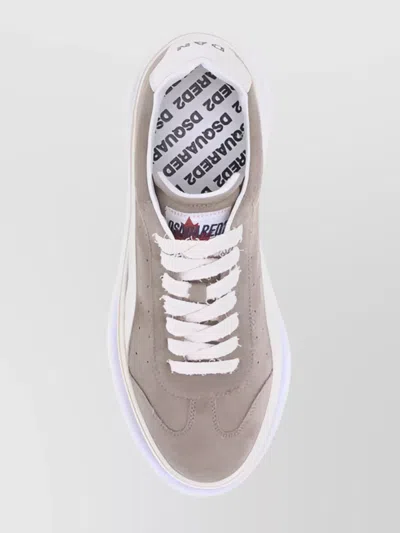 Dsquared2 Urban Edge Suede Sneakers In Neutral