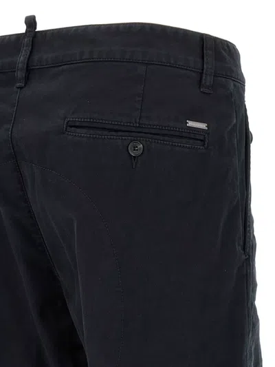 Dsquared2 Chino Pants With Pockets And Loops In Blue