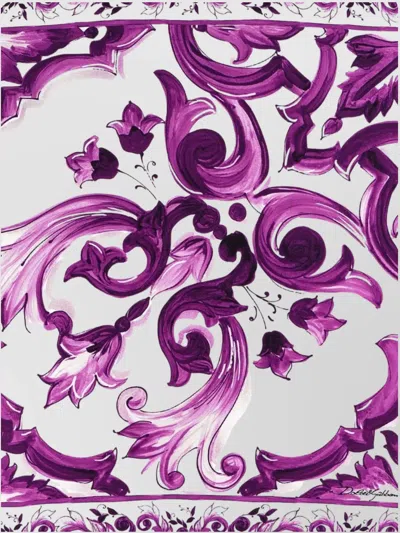 Dolce & Gabbana Ornate Pattern Square Scarf