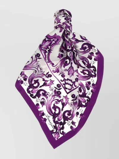 Dolce & Gabbana Maiolica Print Scarf