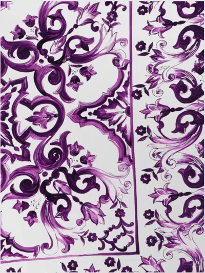 Dolce & Gabbana Maiolica Print Scarf
