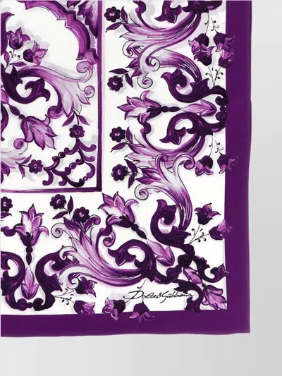 Dolce & Gabbana Maiolica Print Scarf