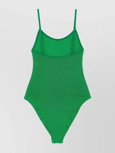 Hunza G Pamela Swim One-piece Swimsuit In Green