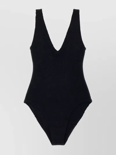 Hunza G Sadie Swim One-piece Swimsuit In Black