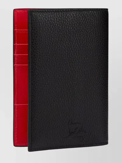 Christian Louboutin Textured Leather Wallets Stud Detailing