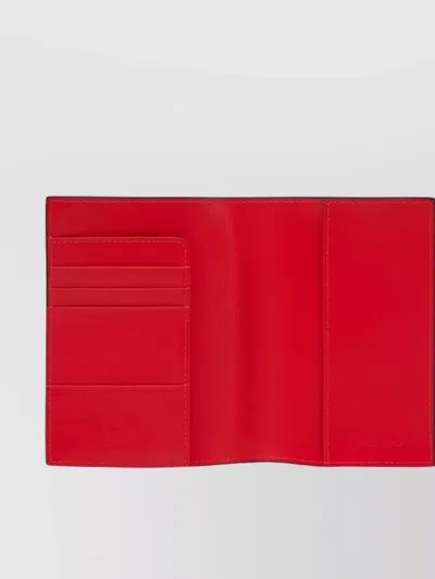 Christian Louboutin Textured Leather Wallets Stud Detailing