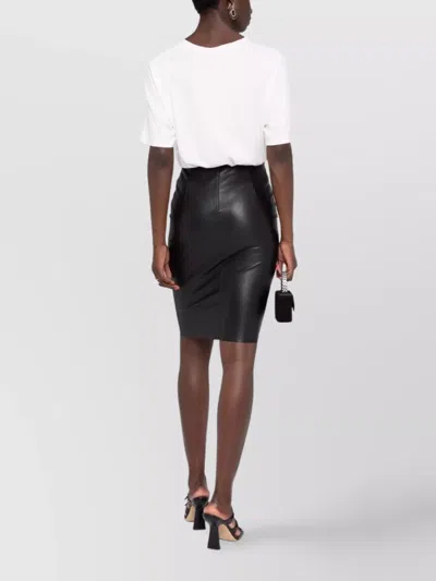 Wolford Jenna Faux Leather Midi Skirt