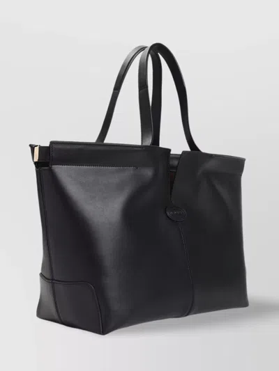 Tod's Leather Shoulder Bag Detachable Pouch