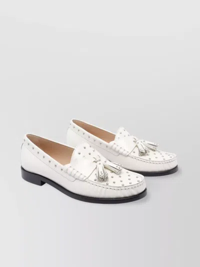 Stuart Weitzman Loafers With Studded Detailing And Tassel Accent