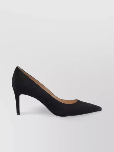 Stuart Weitzman Pointed Toe Stiletto Heel Suede Pumps