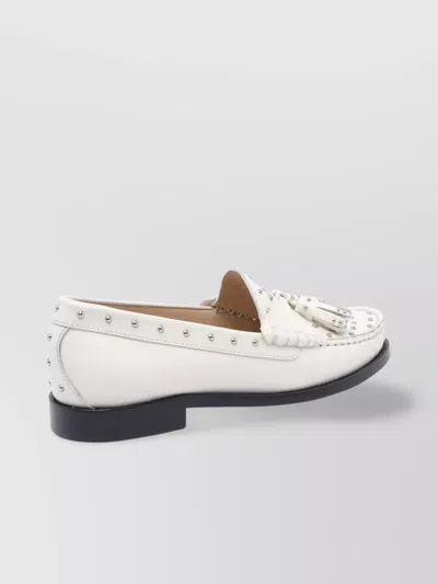 Stuart Weitzman Loafers With Studded Detailing And Tassel Accent