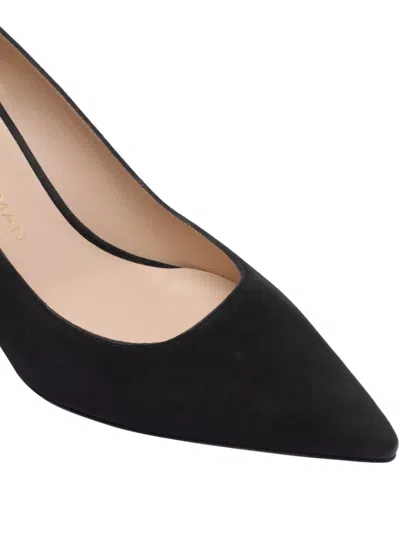 Stuart Weitzman Pointed Toe Stiletto Heel Suede Pumps