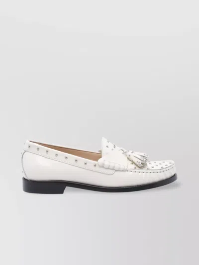 Stuart Weitzman Loafers With Studded Detailing And Tassel Accent