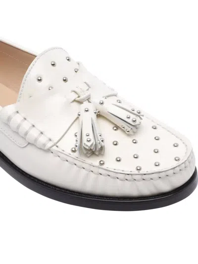 Stuart Weitzman Loafers With Studded Detailing And Tassel Accent