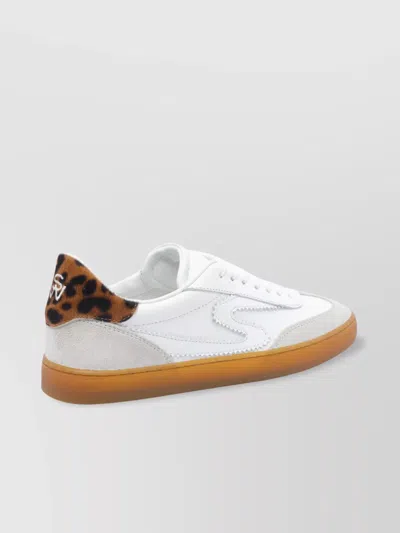 Stuart Weitzman Animal Print Low Top Sneakers