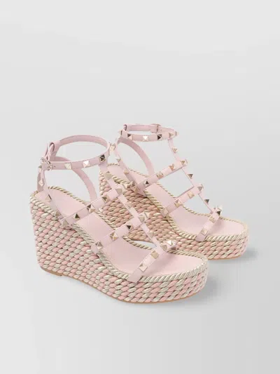 Valentino Garavani Women Rockstud Wedged Sandals