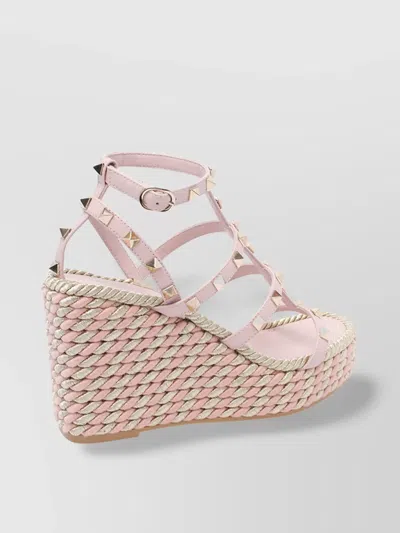 Valentino Garavani Women Rockstud Wedged Sandals