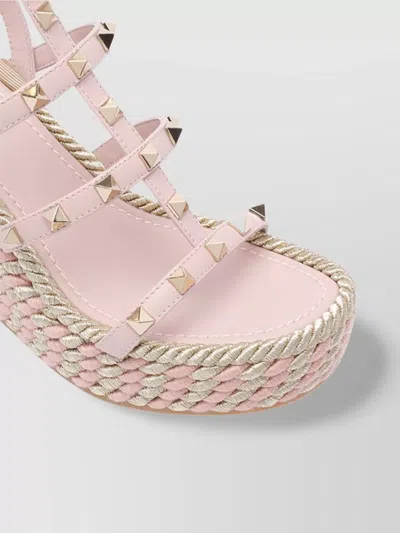Valentino Garavani Women Rockstud Wedged Sandals