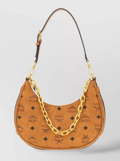 Mcm Shoulder Bags With Top Handle And Chain Detail