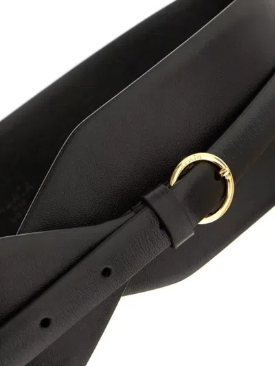 Alaïa Adjustable Wide Belt Gold-tone Buckle