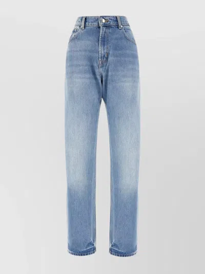 7 For All Mankind Denim Trousers Belt Loops In Blue