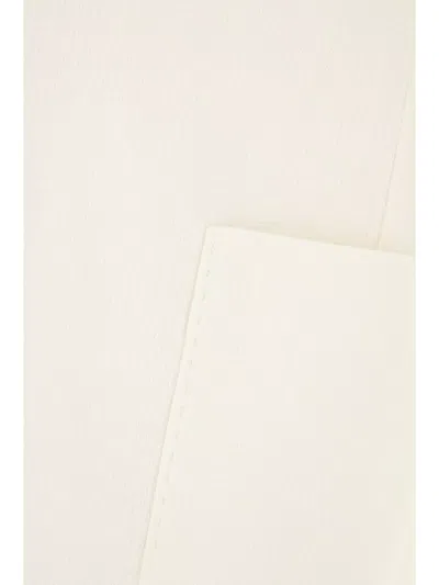 Circolo 1901 Jackets With Back Vent And Button Cuffs In White