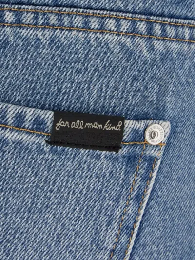 7 For All Mankind Denim Trousers Belt Loops In Blue