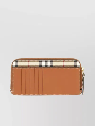 Burberry Checkered Pattern Wallets And Cardholders