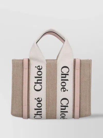 Chloé Rectangular Hand Tote Bag With Top Handles