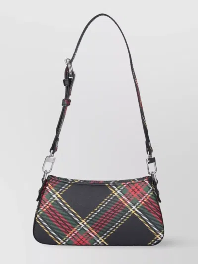 Vivienne Westwood Shoulder Bag With Adjustable Strap And Metal Hardware