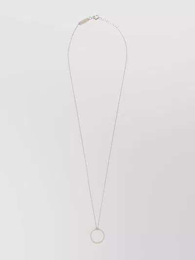Maison Margiela Necklace With Adjustable Chain And Pendant Design